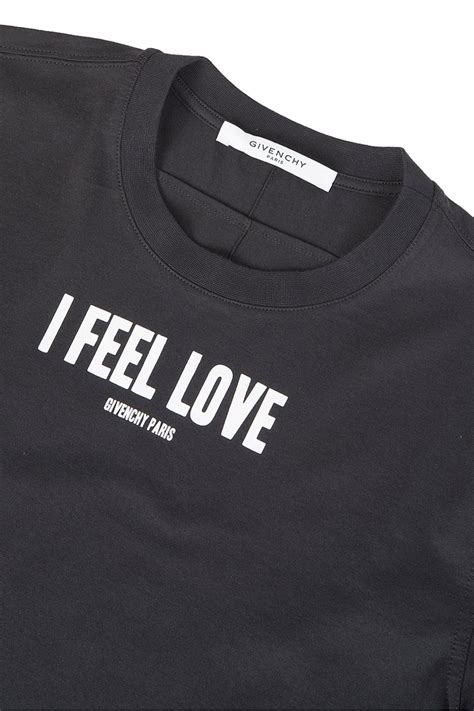 givenchy paris i feel love t shirt|Givenchy t shirt with holes.